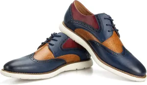 Meijiana Men's Oxford Shoes Dress Shoes Men's Lightweight lace-up Fashion Shoes