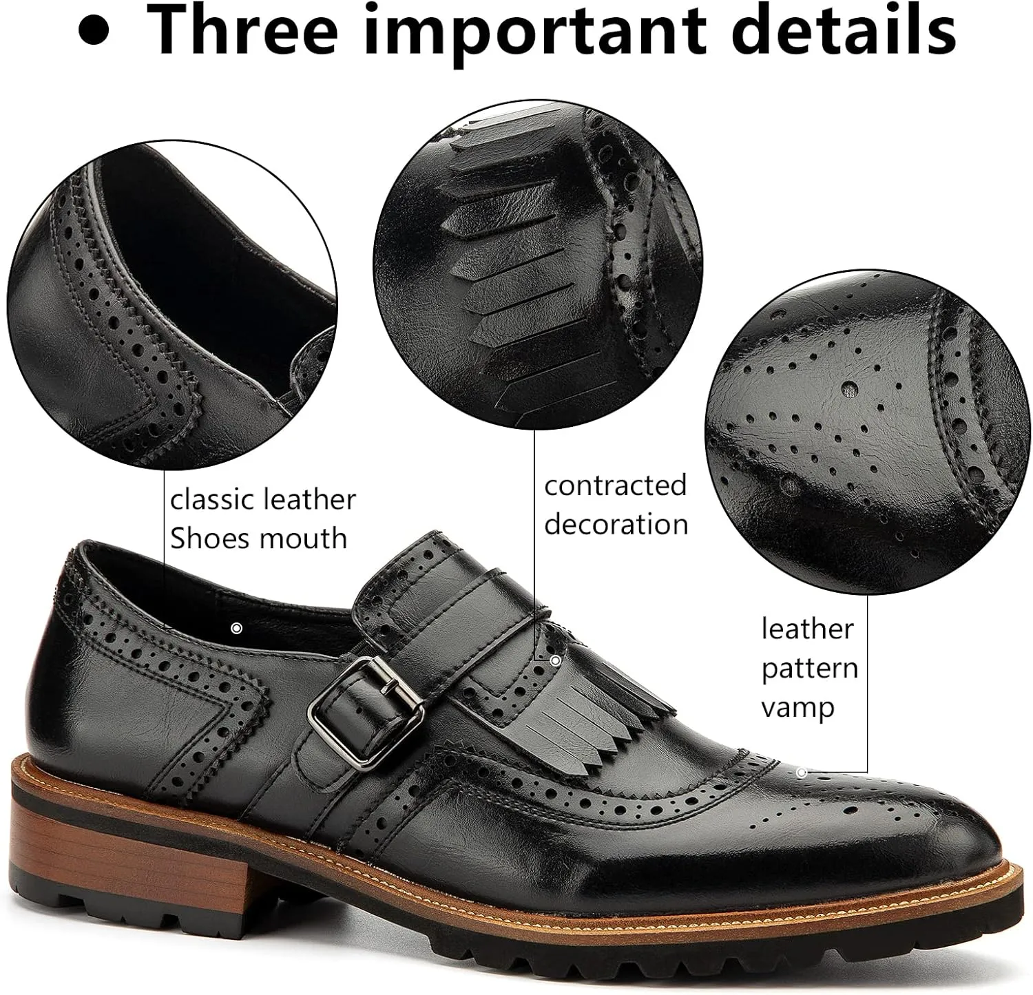 Meijiana Men's Oxfords Luxury Oxford Shoes for Men Business Casual Shoes Men's Lace-up Fashion Shoes