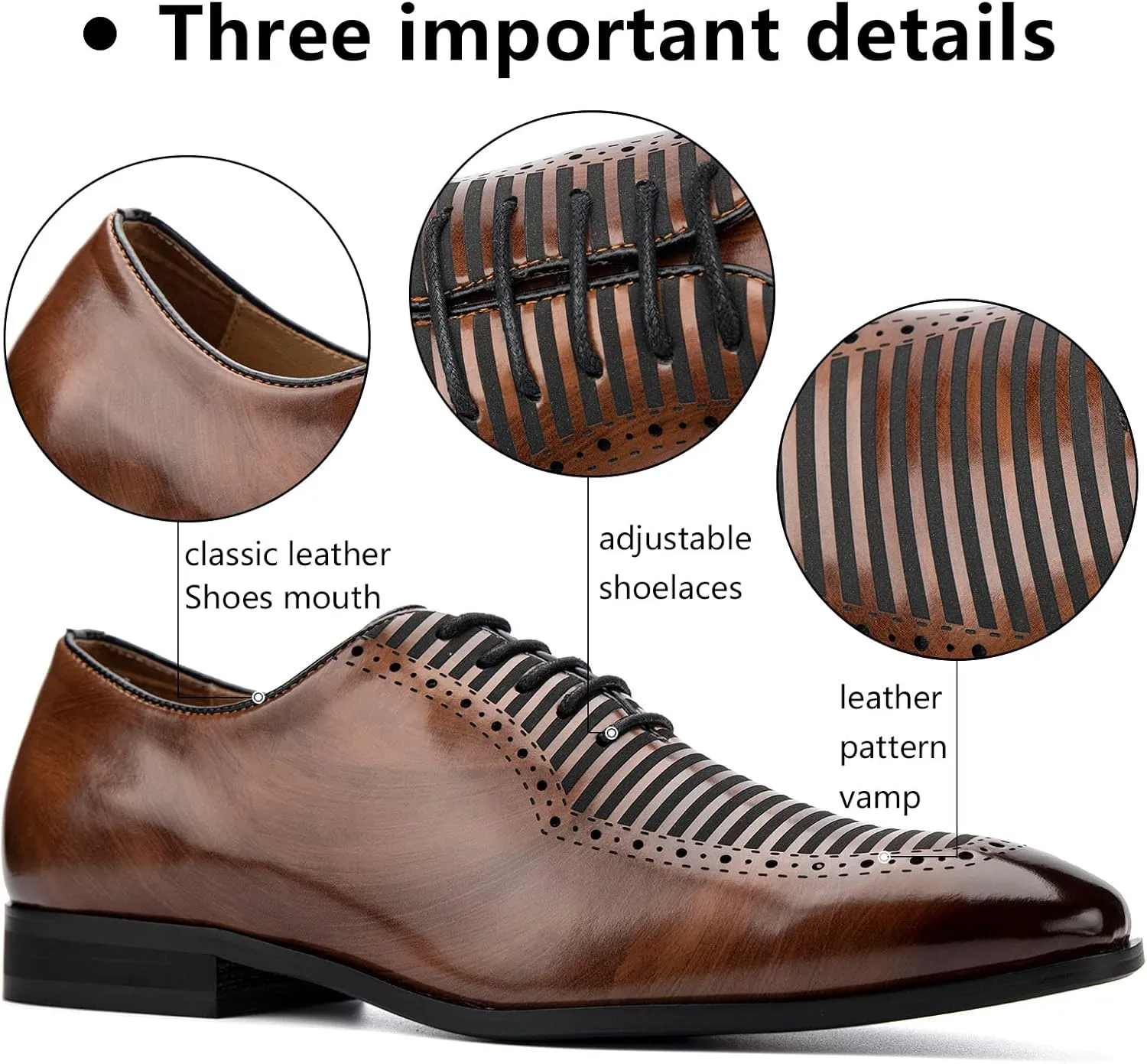 Meijiana Men's Oxfords Luxury Oxford Shoes for Men Business Casual Shoes Men's Lace-up Fashion Shoes