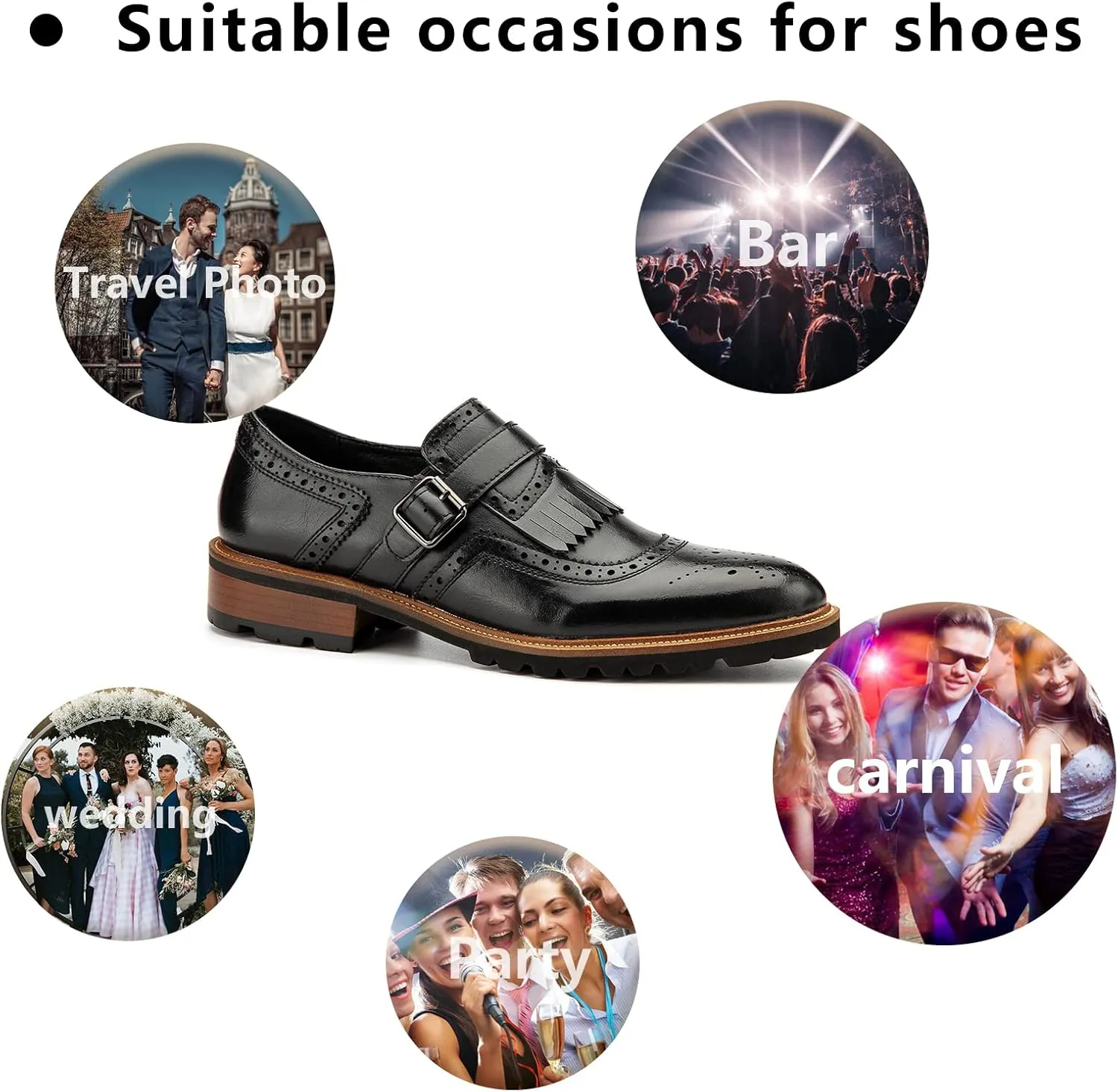 Meijiana Men's Oxfords Luxury Oxford Shoes for Men Business Casual Shoes Men's Lace-up Fashion Shoes