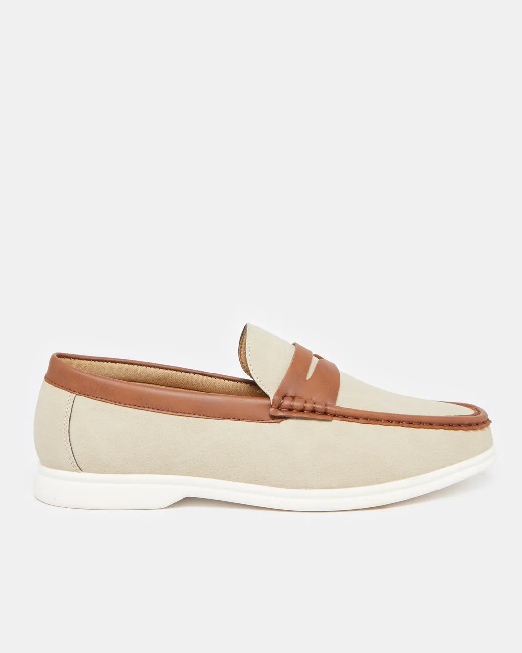 Men Brown Textured Loafer