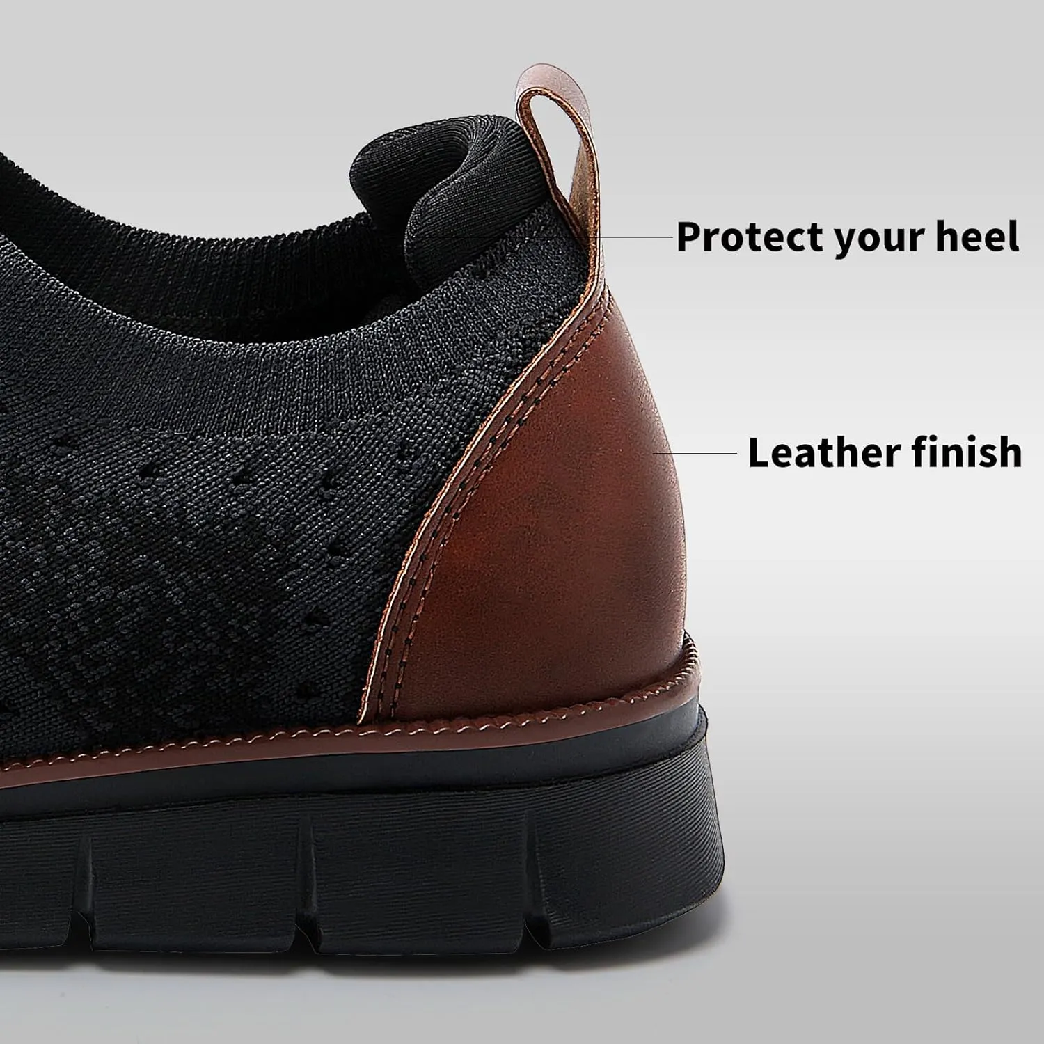 Men's Casual Dress Oxfords Sneakers Business Mesh Breathable Lightweight Walking Shoes Tennis Comfortable