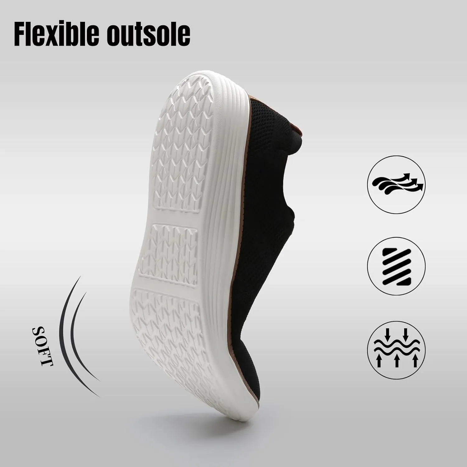 Men's Casual Dress Oxfords Sneakers Business Mesh Breathable Lightweight Walking Shoes Tennis Comfortable