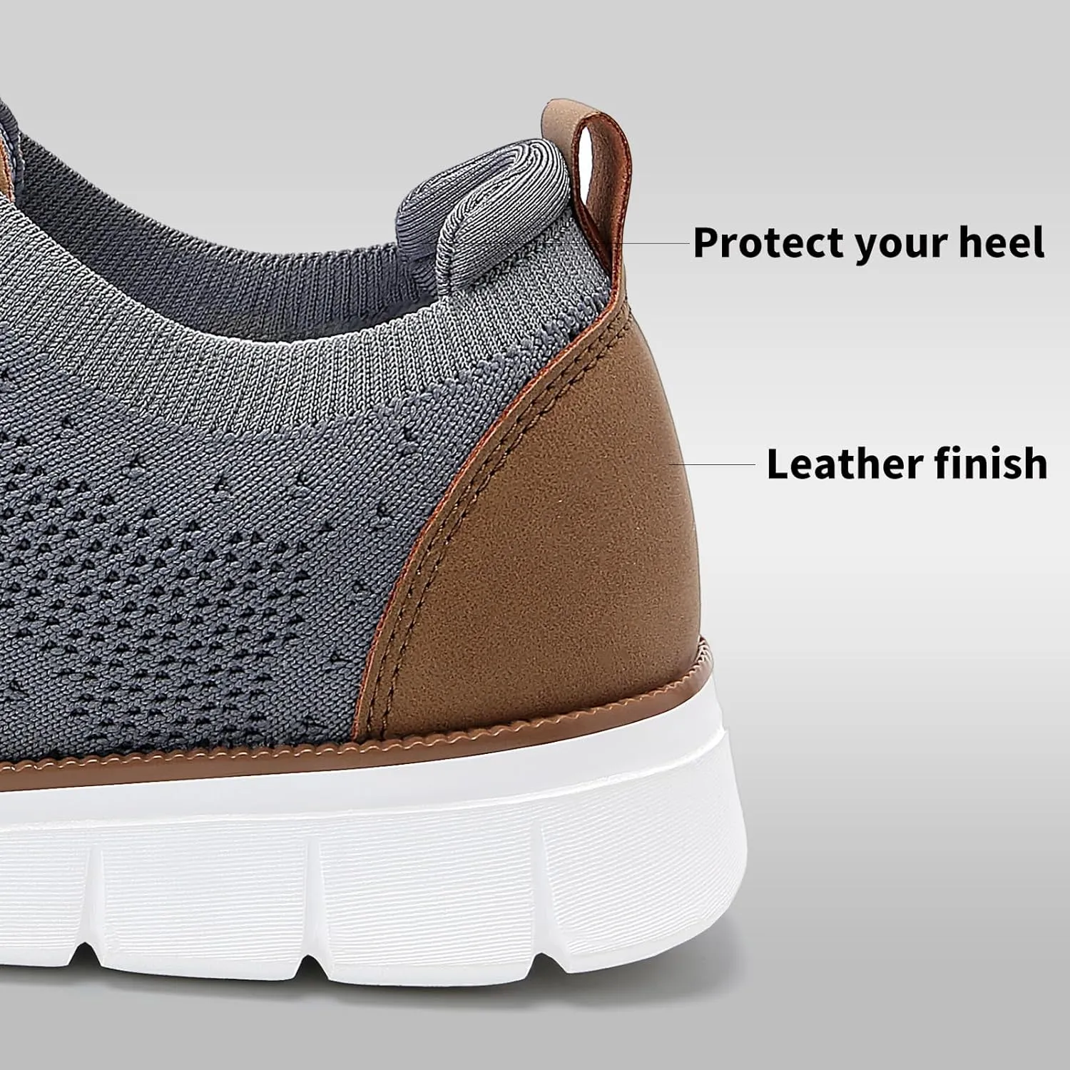 Men's Casual Dress Oxfords Sneakers Business Mesh Breathable Lightweight Walking Shoes Tennis Comfortable