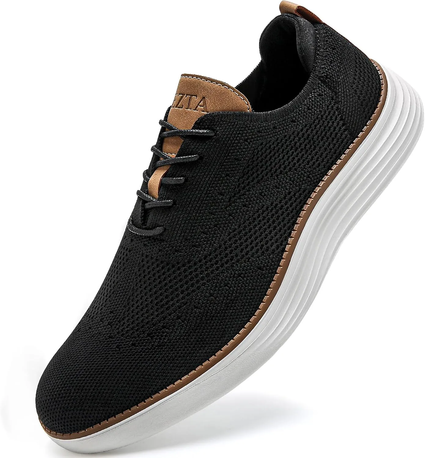 Men's Casual Dress Oxfords Sneakers Business Mesh Breathable Lightweight Walking Shoes Tennis Comfortable