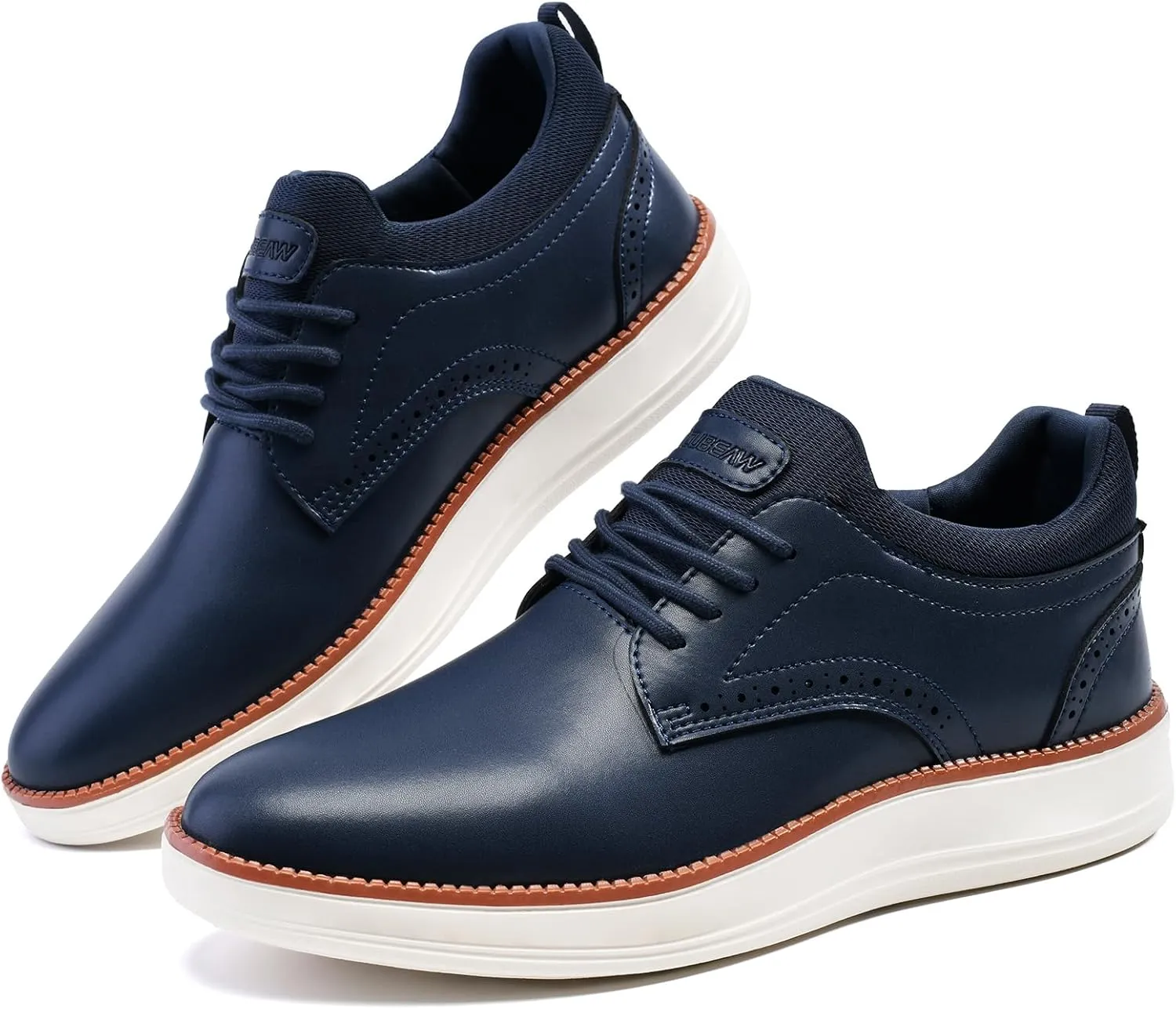 Men's Casual Dress Shoes Semi-Formal Derby Brogue Slip on Oxfords Sneakers