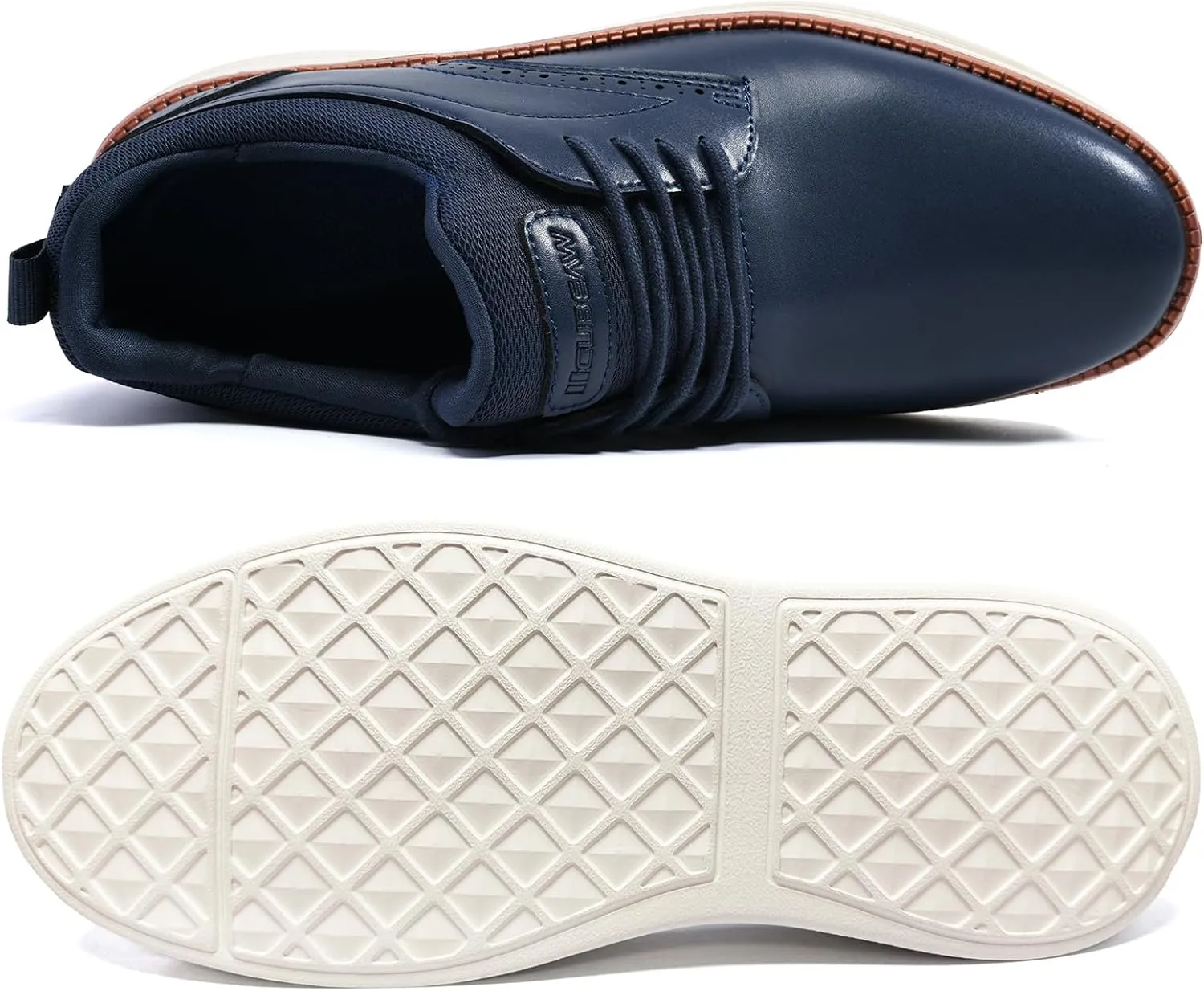 Men's Casual Dress Shoes Semi-Formal Derby Brogue Slip on Oxfords Sneakers