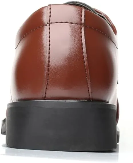 Men's Dress Shoes Casual Oxford Shoes Business Lace-up Derby Formal Shoes