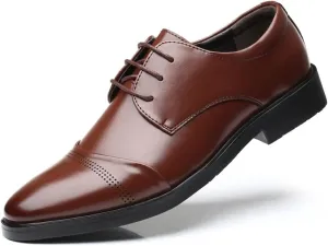 Men's Dress Shoes Casual Oxford Shoes Business Lace-up Derby Formal Shoes