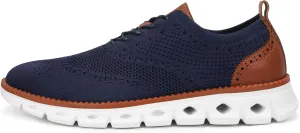 Mens Dress Shoes Casual Oxfords Shoes Knit Lightweight Breathable Business Work Shoes Walking Shoes Fashion Sneakers