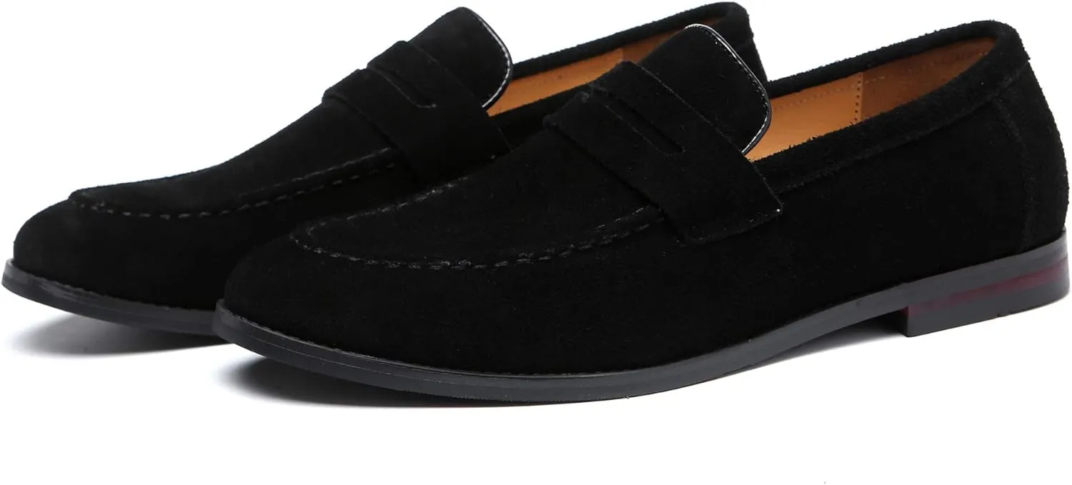 Mens Driving Moccasins Penny Slip On Loafers Classic Comfortable Casual Driving Shoes Boat Shoes for Men