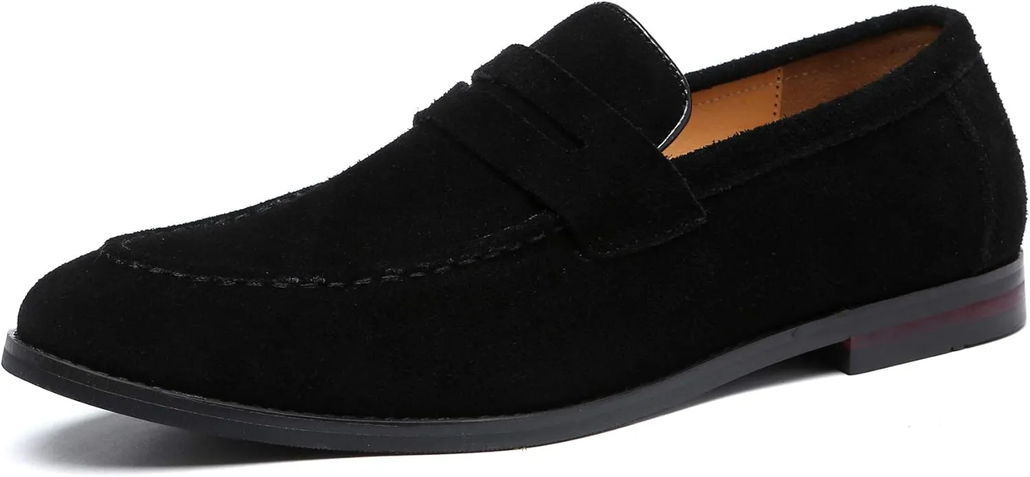 Mens Driving Moccasins Penny Slip On Loafers Classic Comfortable Casual Driving Shoes Boat Shoes for Men
