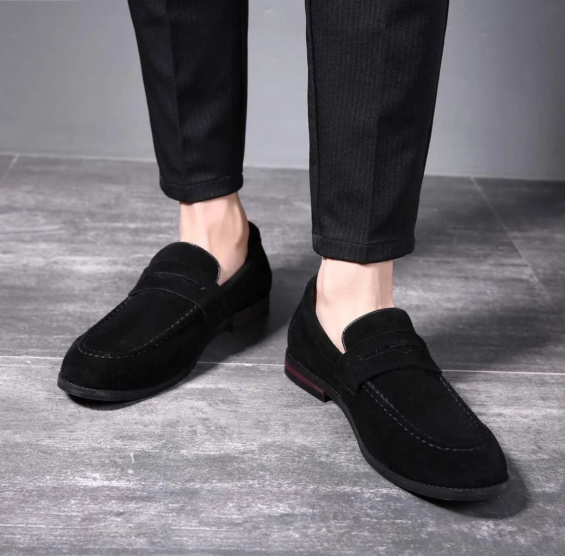 Mens Driving Moccasins Penny Slip On Loafers Classic Comfortable Casual Driving Shoes Boat Shoes for Men