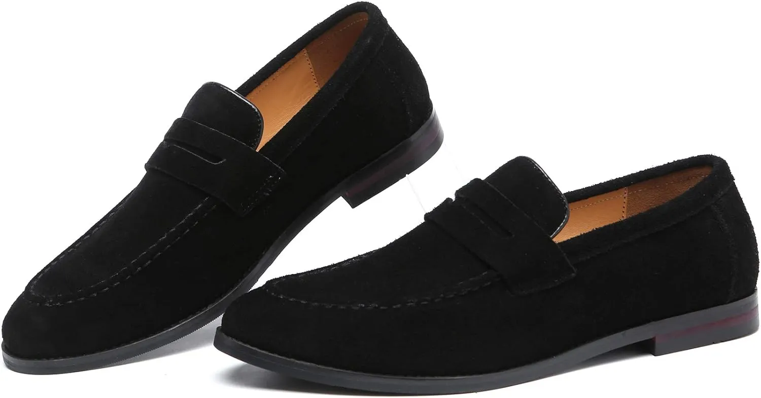 Mens Driving Moccasins Penny Slip On Loafers Classic Comfortable Casual Driving Shoes Boat Shoes for Men
