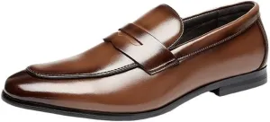 Men's Loafers Casual Slip On Shoes Soft for Men Business Derby for Wedding with Comfortable Padded Heel Collar Work Flats Sneakers(9.5)
