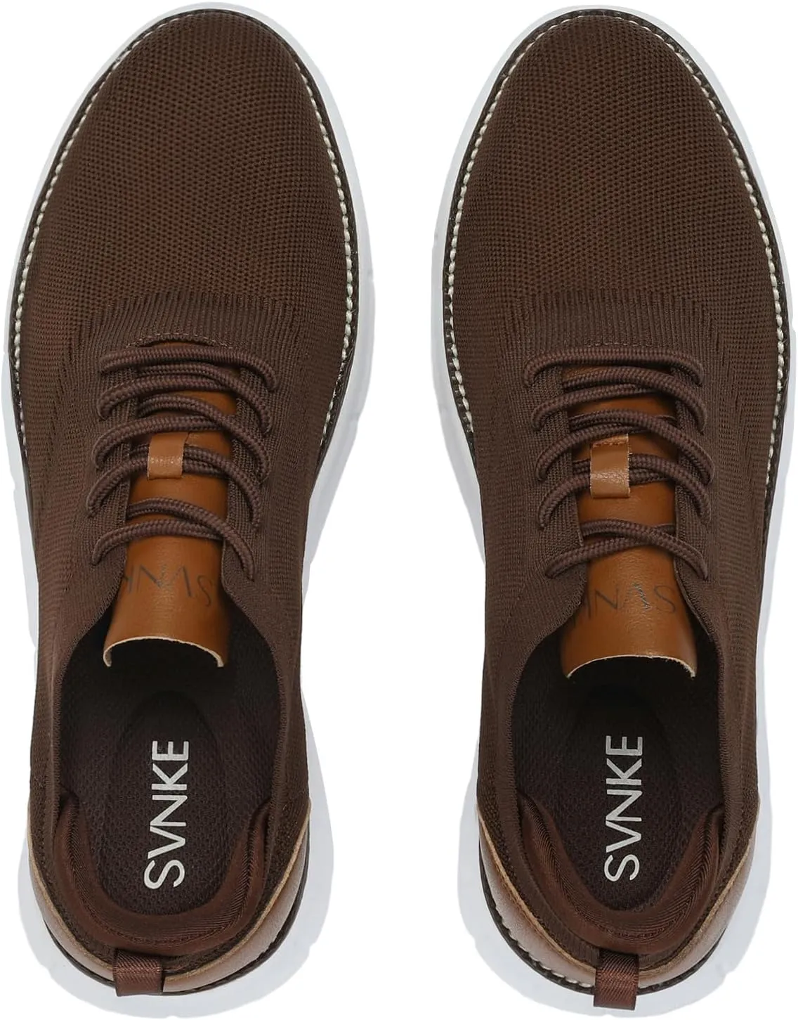 Men's Mesh Dress Shoes Casual Business Lace Up Oxford Sneakers Lightweight Breathable Walking Shoes Comfortable Thick Sole Tennis Footwear