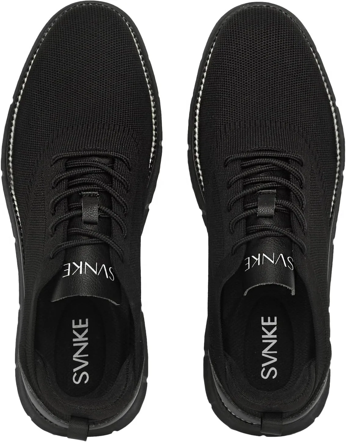 Men's Mesh Dress Shoes Casual Business Lace Up Oxford Sneakers Lightweight Breathable Walking Shoes Comfortable Thick Sole Tennis Footwear