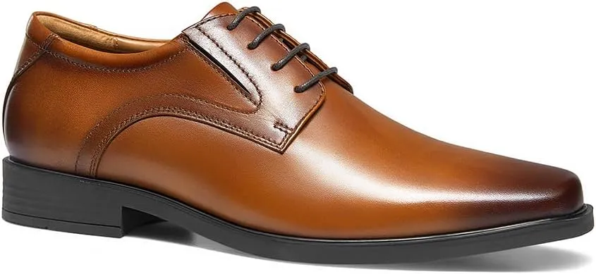 Mens Oxford Leather Business Casual Shoes