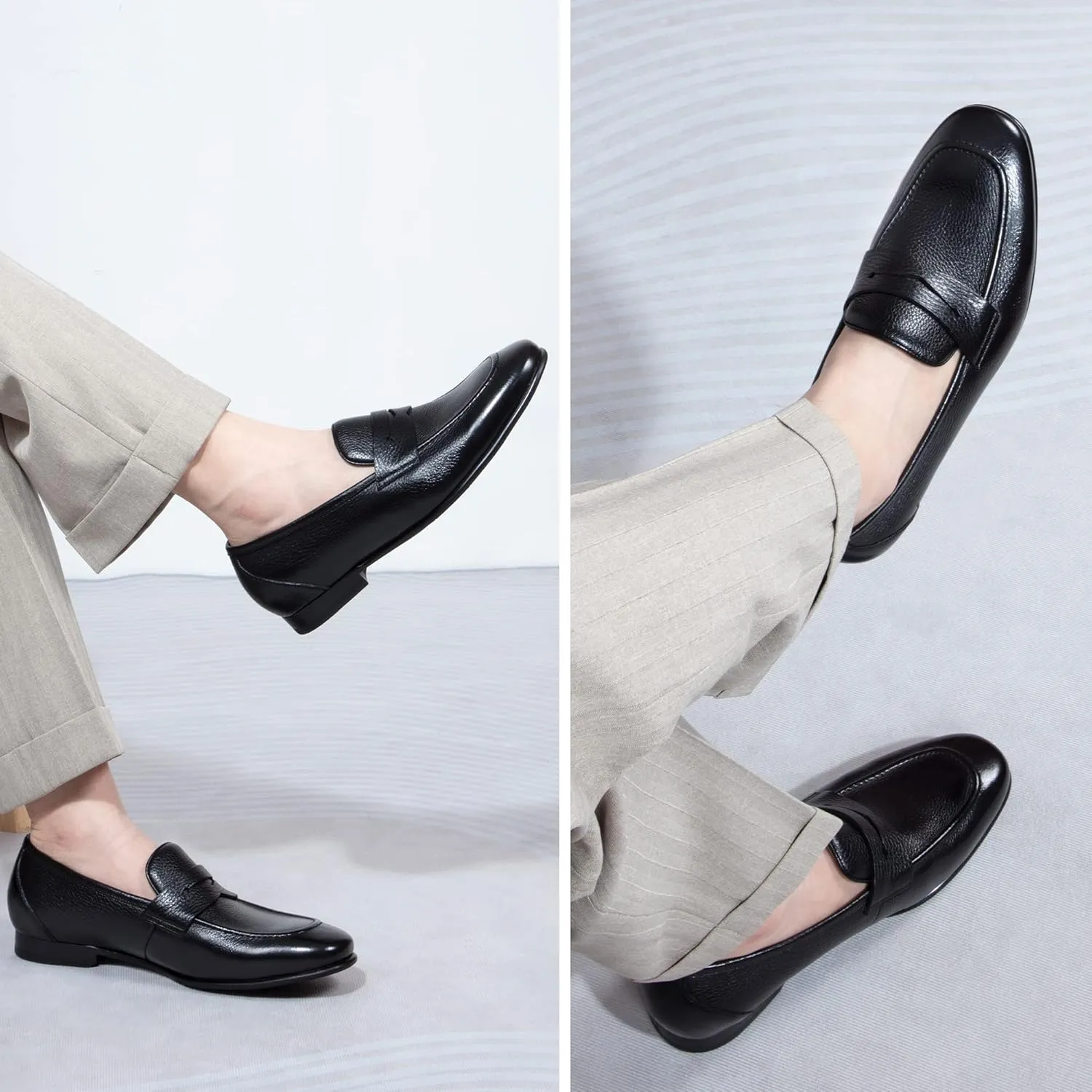 Men's Oxford Shoes Dress Shoes for Men Genuine Leather Cowhide Derby Shoes