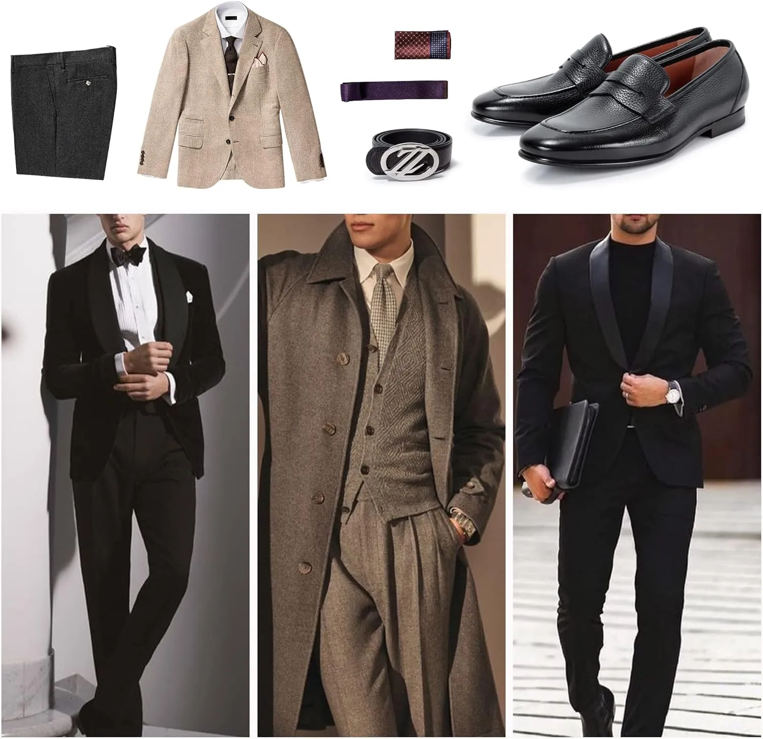 Men's Oxford Shoes Dress Shoes for Men Genuine Leather Cowhide Derby Shoes