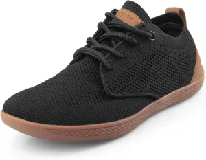Men's Oxfords Shoes Wide Toe Box Dress Sneakers Fashion Business Casual Shoes Barefoot Zero Drop Walking Shoes