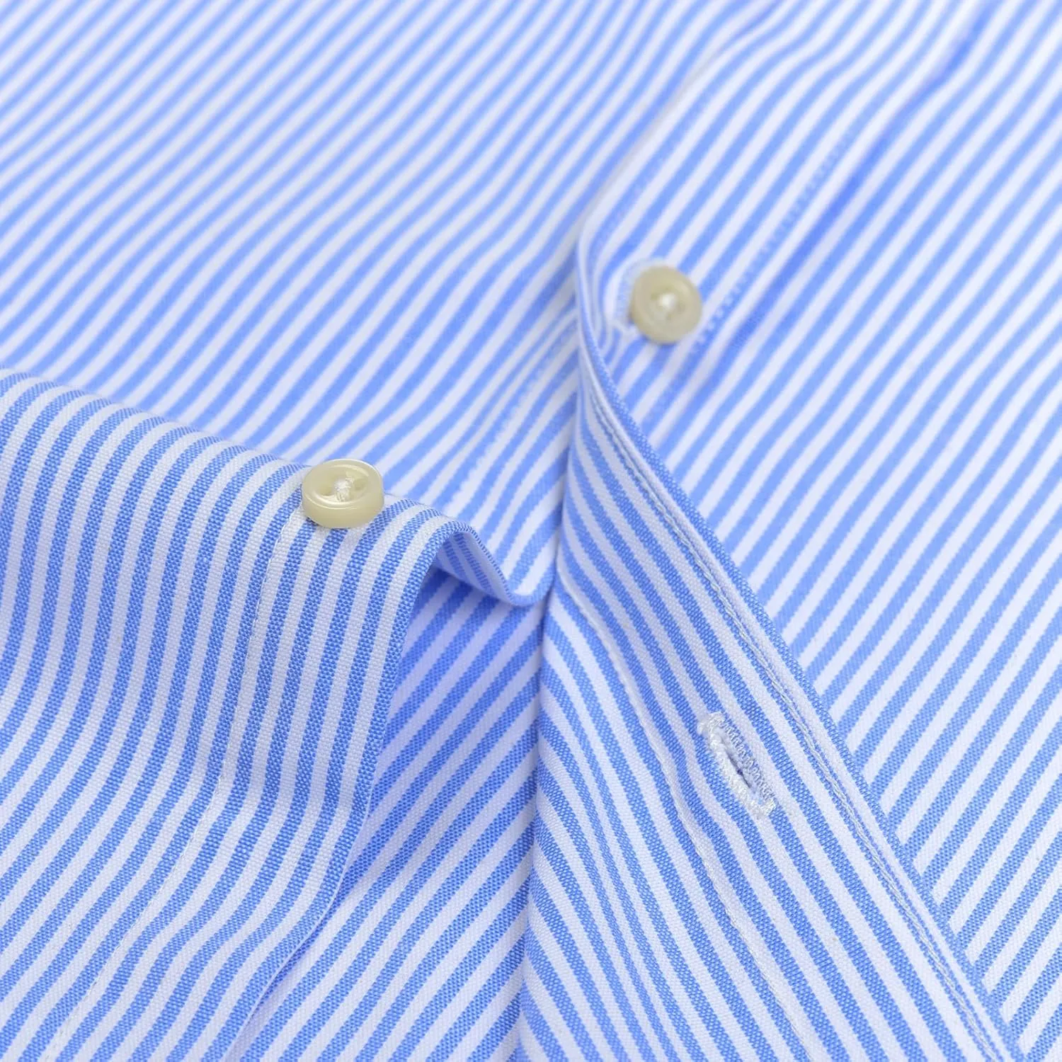 Men's Stylish Cotton Blend Casual Oxford Shirt, Breathable Long Sleeve Button Down Collar Work Shirt