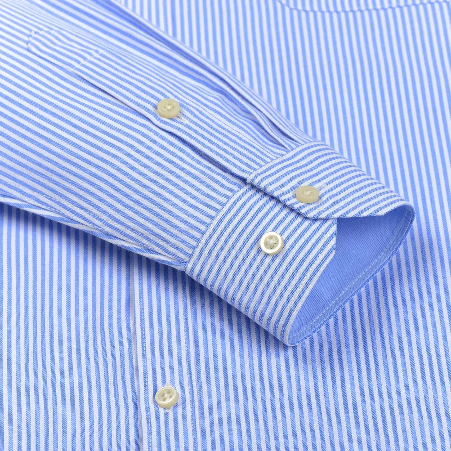 Men's Stylish Cotton Blend Casual Oxford Shirt, Breathable Long Sleeve Button Down Collar Work Shirt