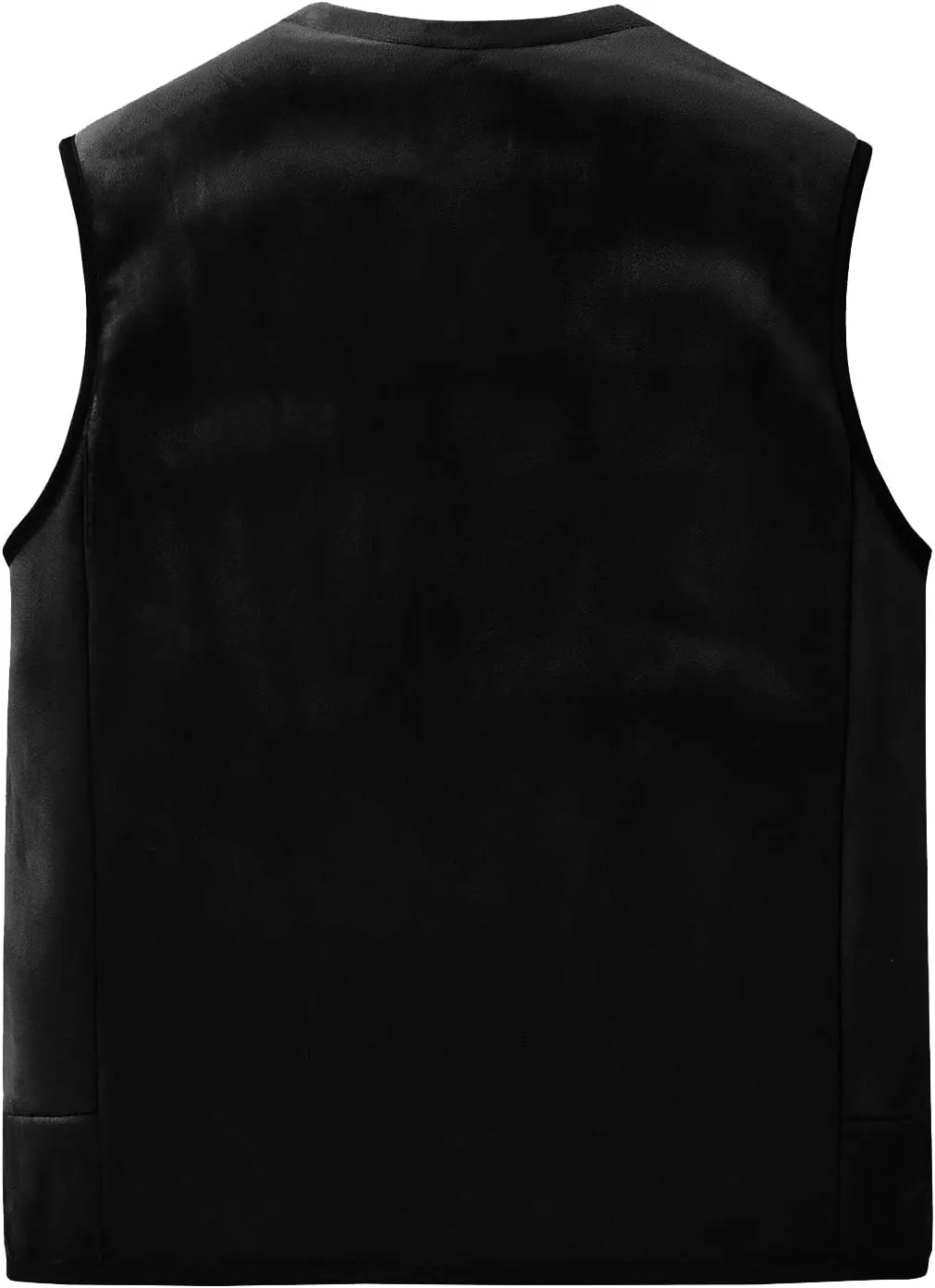 Men's Thicken Winter Vest,Lightweight Fleece Vest Outwear Sherpa Lined Full Zip Sleeveless Jacket Coats with Pocket