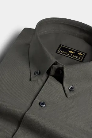 Merlin Gray Royal Oxford Button Down Shirt
