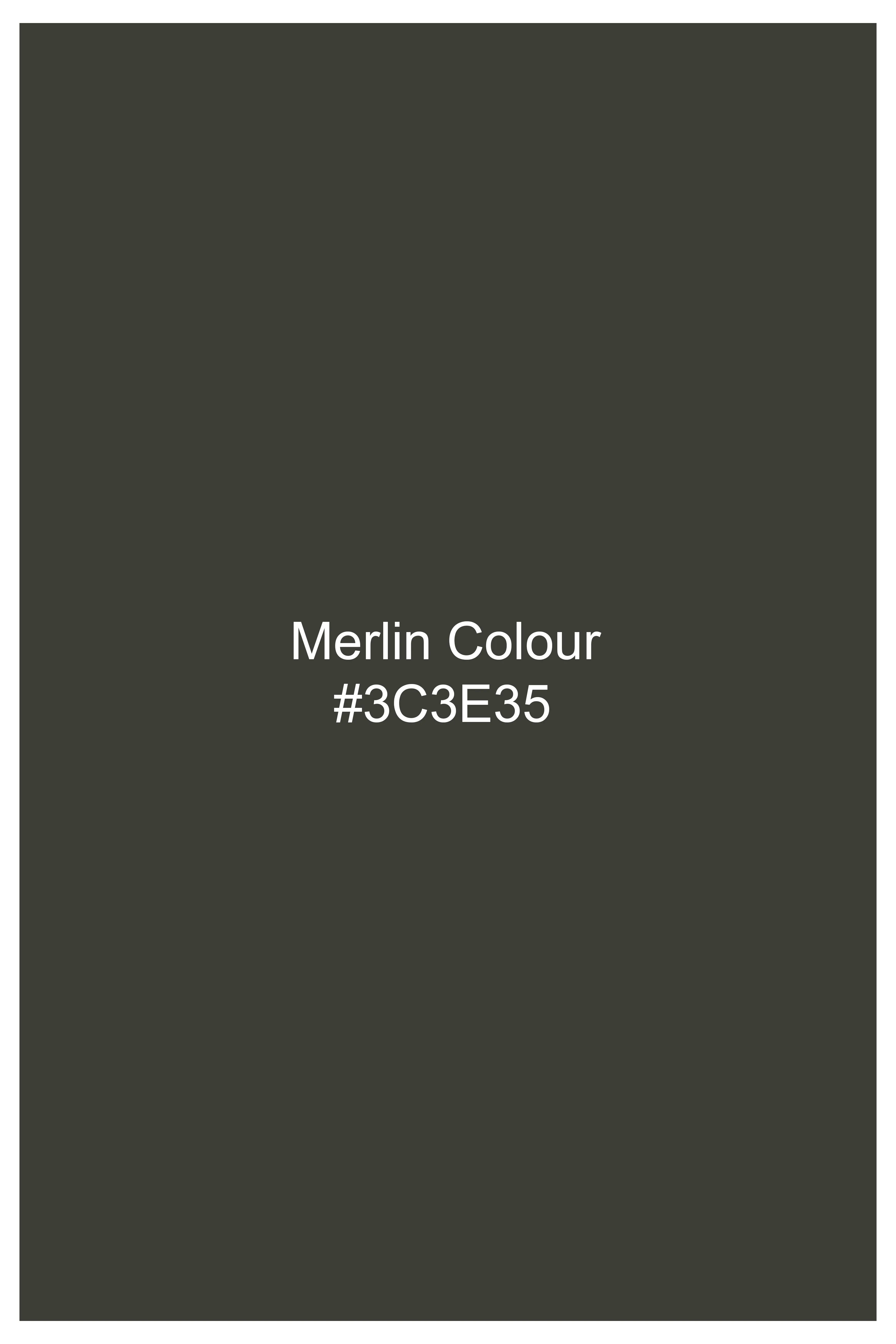 Merlin Gray Royal Oxford Button Down Shirt