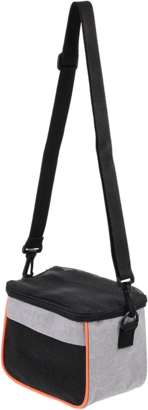 MERRYHAPY Versatile Hamster Backpack Guinea Pig Travel Cage Breathable Mesh Zipper Carrier Adjustable Straps