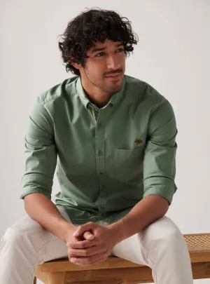 Mineral Green Russet Mark Shirt