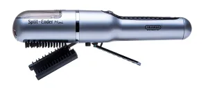 Mini - The Original Cordless Split End Hair Trimmer Automatic 3 AAA Battery Home Care Clipper 2-in-1 for Dry Damaged Splitting Broken Brittle Straight Curly Frizzy Beauty Styling - Silver