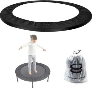 Mini Trampoline Cover 48 inch Small Trampoline Spring Cover Replacement Safety Pad 600D Oxford Cloth Tear-Resistant Fits 8 Legs Trampoline for Home Indoor