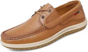 Minishion Mens Casual Lace up Shoes Soft Sole Walking Derby Shoes 8009#