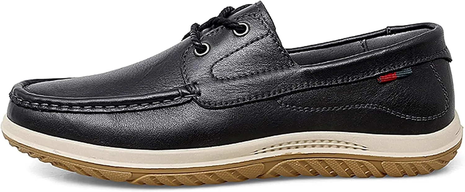 Minishion Mens Casual Lace up Shoes Soft Sole Walking Derby Shoes 8009#