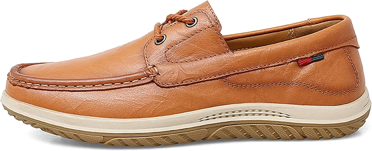 Minishion Mens Casual Lace up Shoes Soft Sole Walking Derby Shoes 8009#