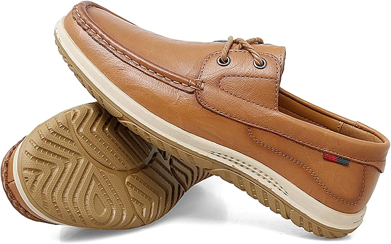 Minishion Mens Casual Lace up Shoes Soft Sole Walking Derby Shoes 8009#