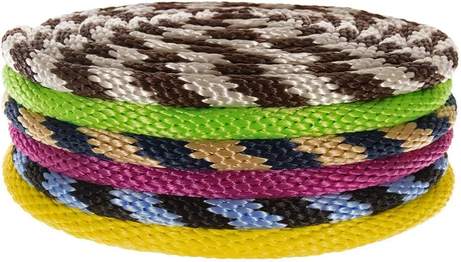 Multifilament Polypropylene Rope (5/8 Inch, 50 Feet, Yellow) - Soft Touch MFP Floating Line - Derby Solid Braid
