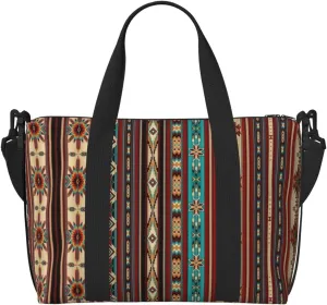 Native American Personal Item Travel Bags for Women - Durable Travel Duffel Bags, Gym Bags for Overnight Trips