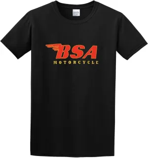 New BSA Motorcycle Logo Racing Crew Neck Unisex Short Sleeve T-Shirt