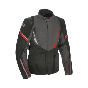 New OXFORD Montreal 4.0 Dry2Dry Jacket - Black / Grey / Red (2XL) #OXTM2011032XL