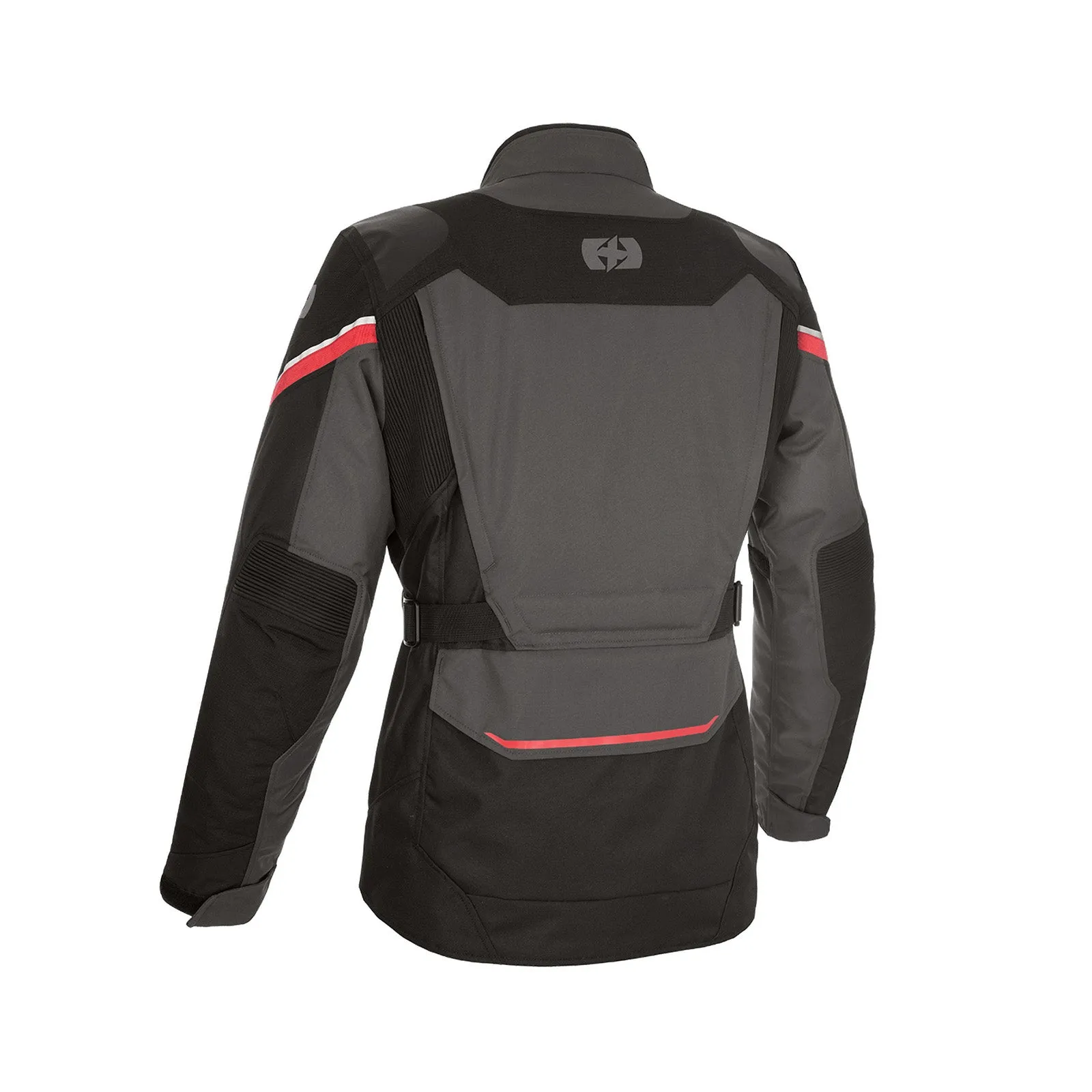 New OXFORD Montreal 4.0 Dry2Dry Jacket - Black / Grey / Red (2XL) #OXTM2011032XL
