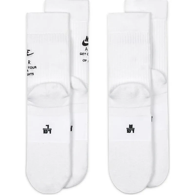 Nike Sneaker Sox White/Black Unisex Sportswear