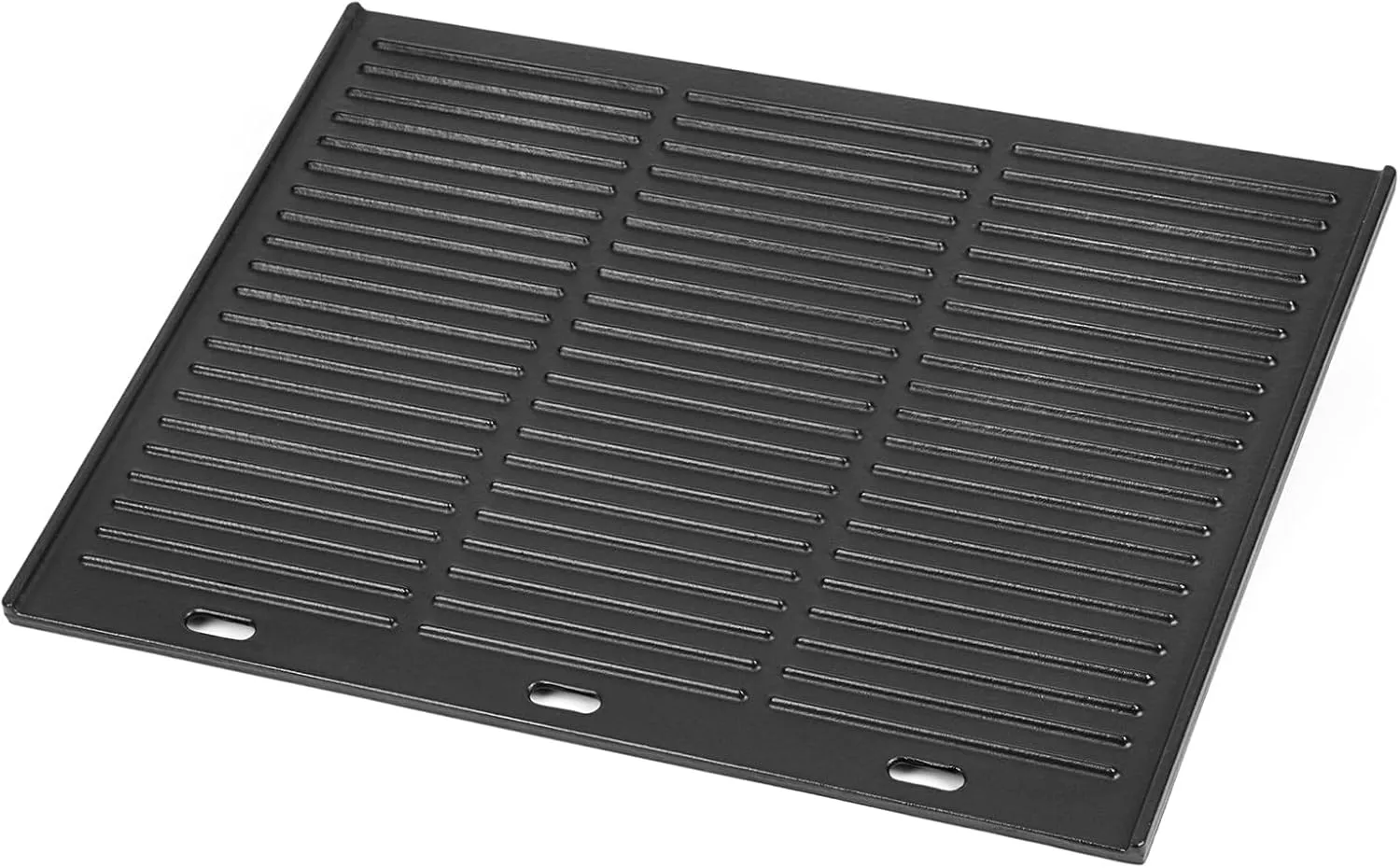 Onlyfire Universal Cast Iron Griddle, Reversible Cooking Griddle for Gas/Charcoal Grills, 19.1" x 15.7"