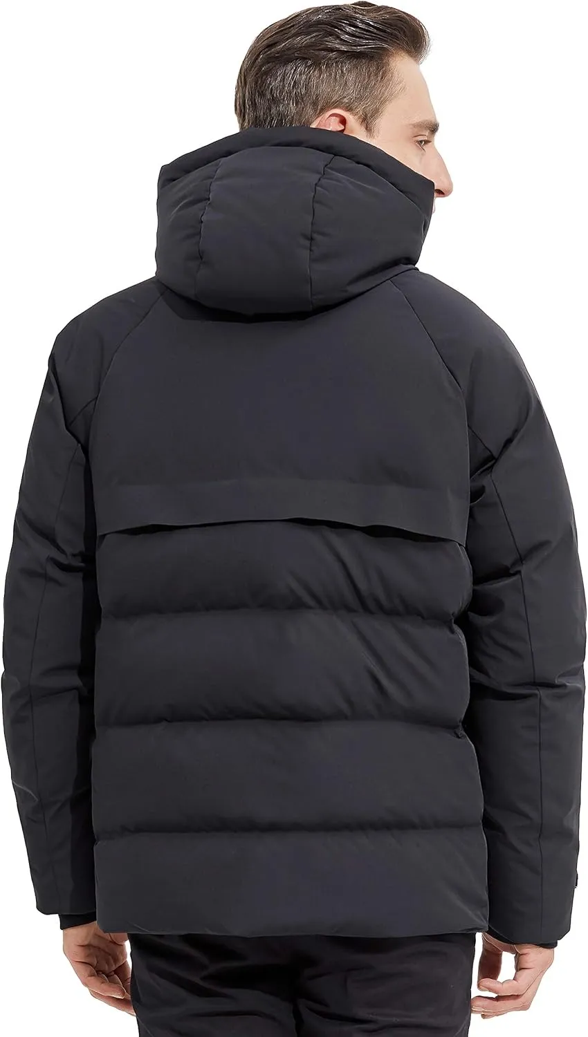 Orolay Men's Down Jacket with Adjustable Hood