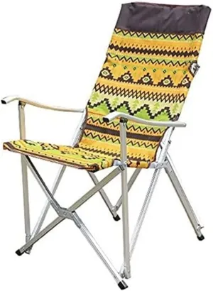 Outdoor Camp Chair Portable Camping Chairs Outdoor Garden Leisure High Back Armchair Picnic Fishing Park Beach s