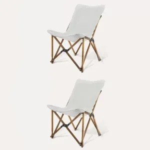 Outdoor Portable Garden Chair, Recliner Garden Chairs, Portable Camping Chair ,Aircraft Aluminium   Oxford Cloth, For Outdoor Camp, Travel, Beach, Picnic, Hiking,2 Pieces Coffee Outdoor Folding Chair