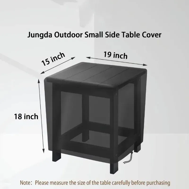Outdoor Small Side Table Cover 19 Oxford Cloth 19 X 15 X 18 Inch