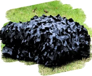 Outdoor Sunshade Net Black Camouflage Net, Large Car Covers Military Camo Netting, Patio/Garden/Pergola Shade Net, Camo Blinds Mesh Net(2X3(6.5ftX10ft))